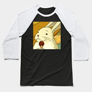 muddy white rabbit Baseball T-Shirt